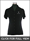 Women's modal ottoman camp shirt